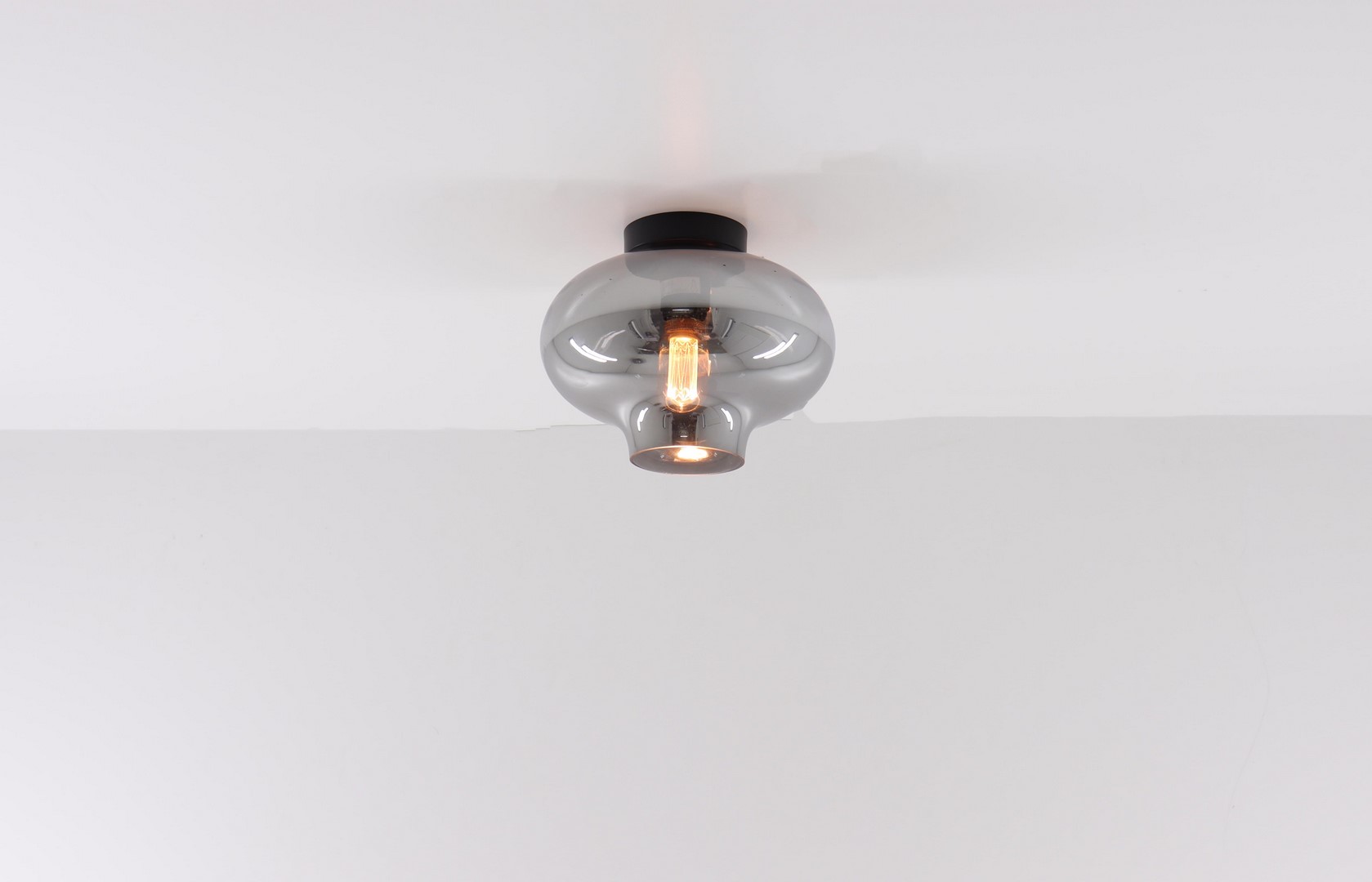 Sfeervolle plafondlamp smoke glas 50044 Sfeervolle plafondlamp smoke glas 50044