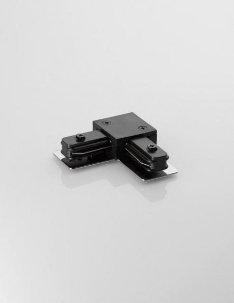 Stroomverbinder hoek zwart PLUS rail 42820 Stroomverbinder hoek zwart PLUS rail 42820