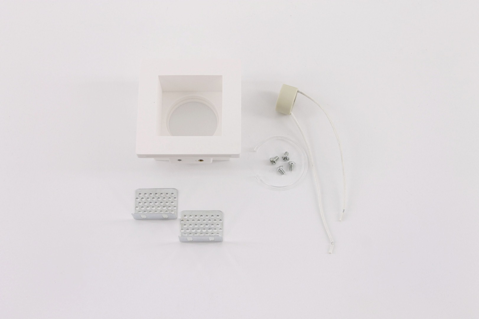 Trimless inbouwspot vierkant wit 6x6 cm 41820 Trimless inbouwspot vierkant wit 6x6 cm 41820