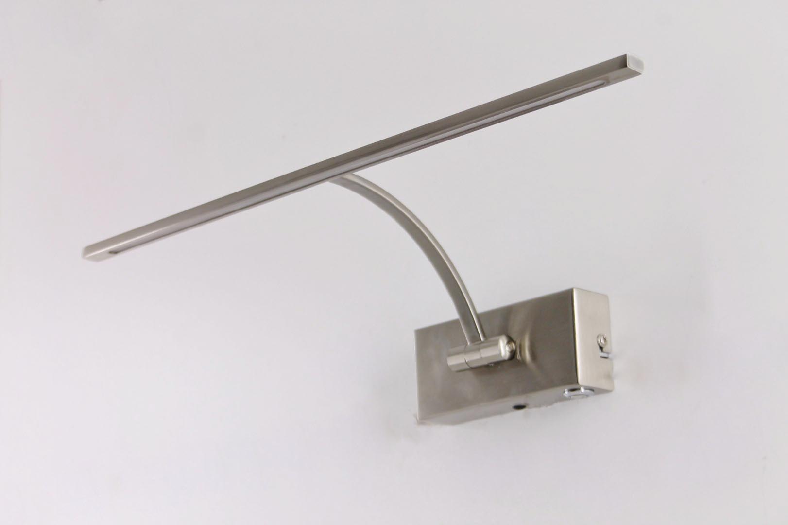 Wandlamp / Schilderijlamp LED rvs lang 42026 Wandlamp / Schilderijlamp LED rvs lang 42026