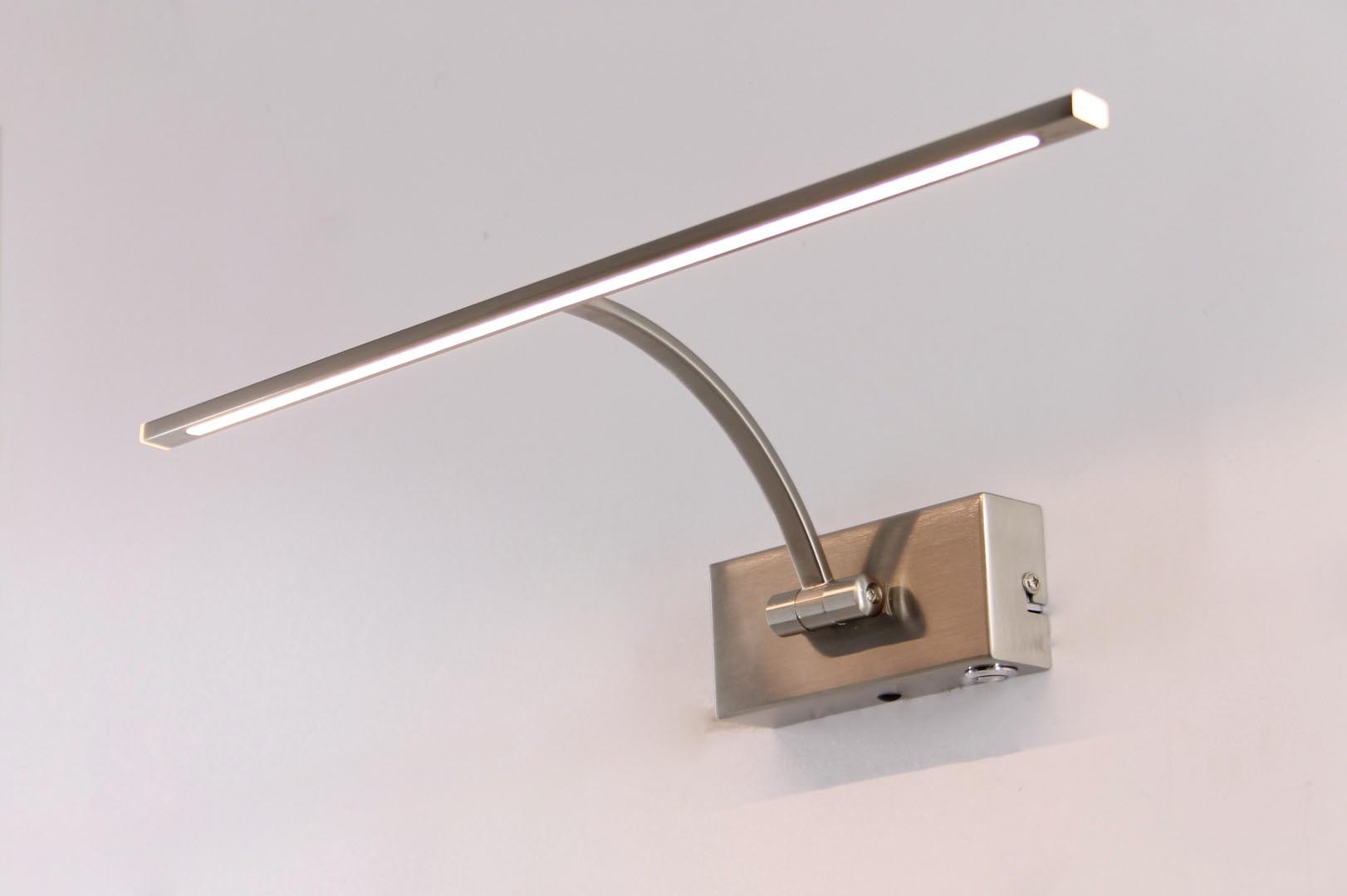Wandlamp / Schilderijlamp LED rvs lang 42026 Wandlamp / Schilderijlamp LED rvs lang 42026