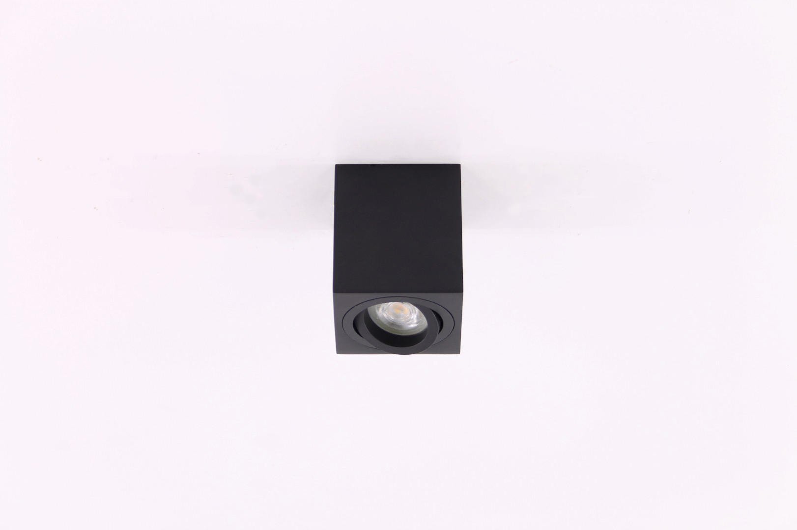Opbouwspot zwart vierkant 40968 Opbouwspot zwart vierkant 40968