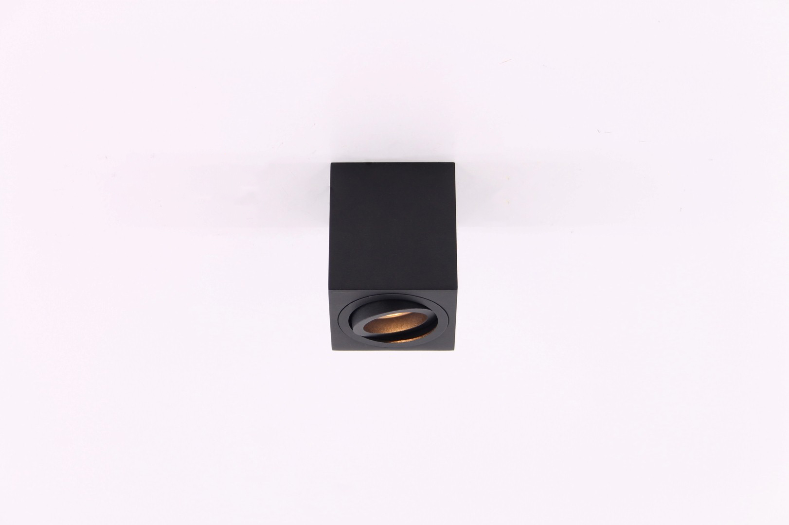 Opbouwspot zwart vierkant 40968 Opbouwspot zwart vierkant 40968