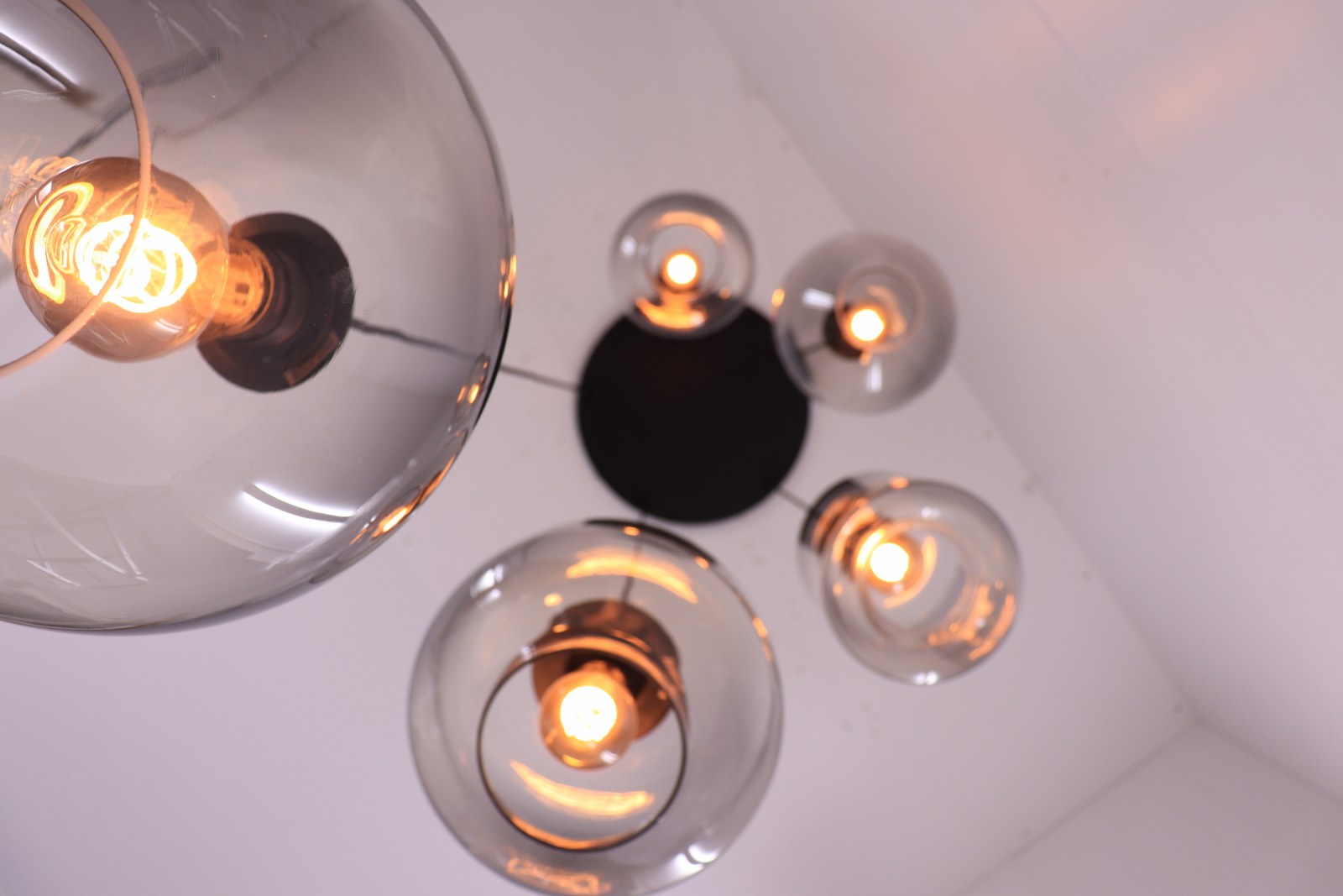 EEF Videlamp / Hanglamp Grey - getint glas - 340cm 50131VL EEF Videlamp / Hanglamp Grey - getint glas - 340cm 50131VL
