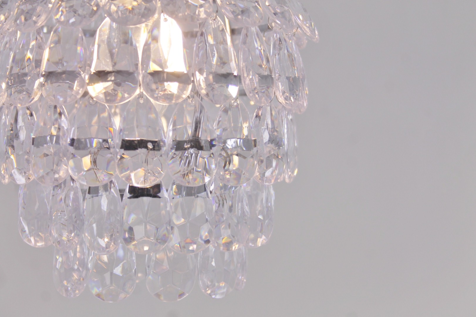 Plafondlamp acryl kristal 20cm 39407 Plafondlamp acryl kristal 20cm 39407