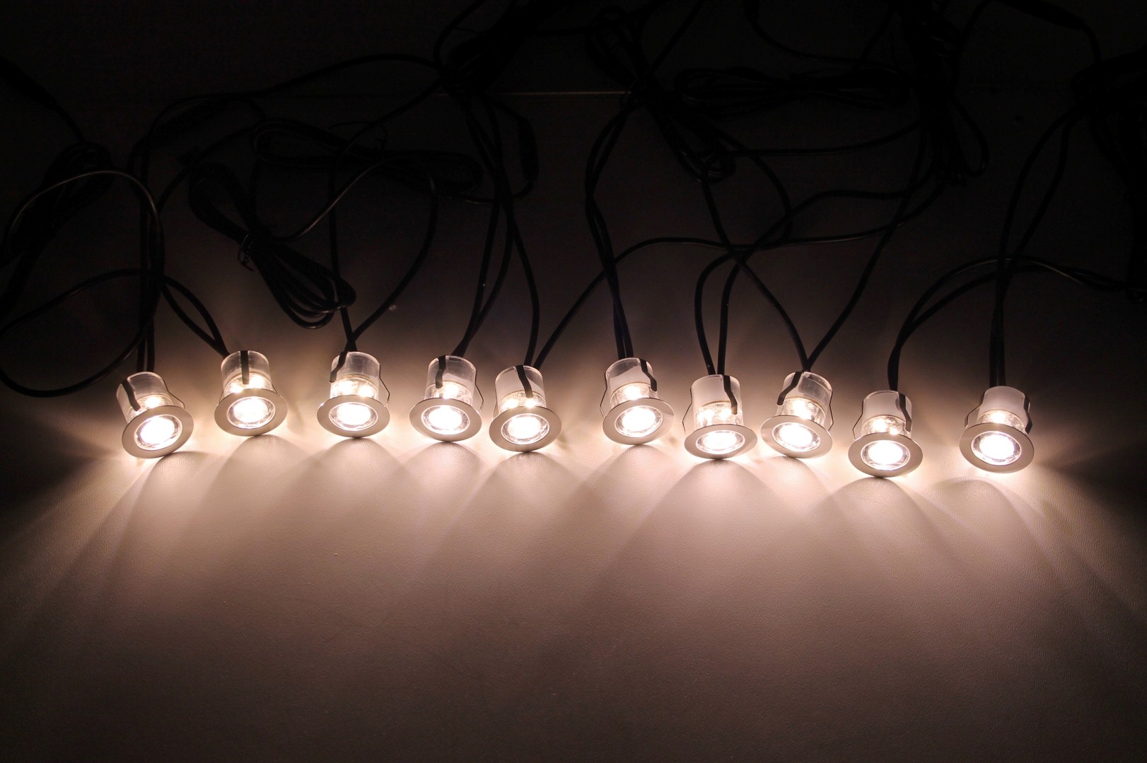 Inbouwspot LED set van 10 - 3 cm IP44 42095 Inbouwspot LED set van 10 - 3 cm IP44 42095