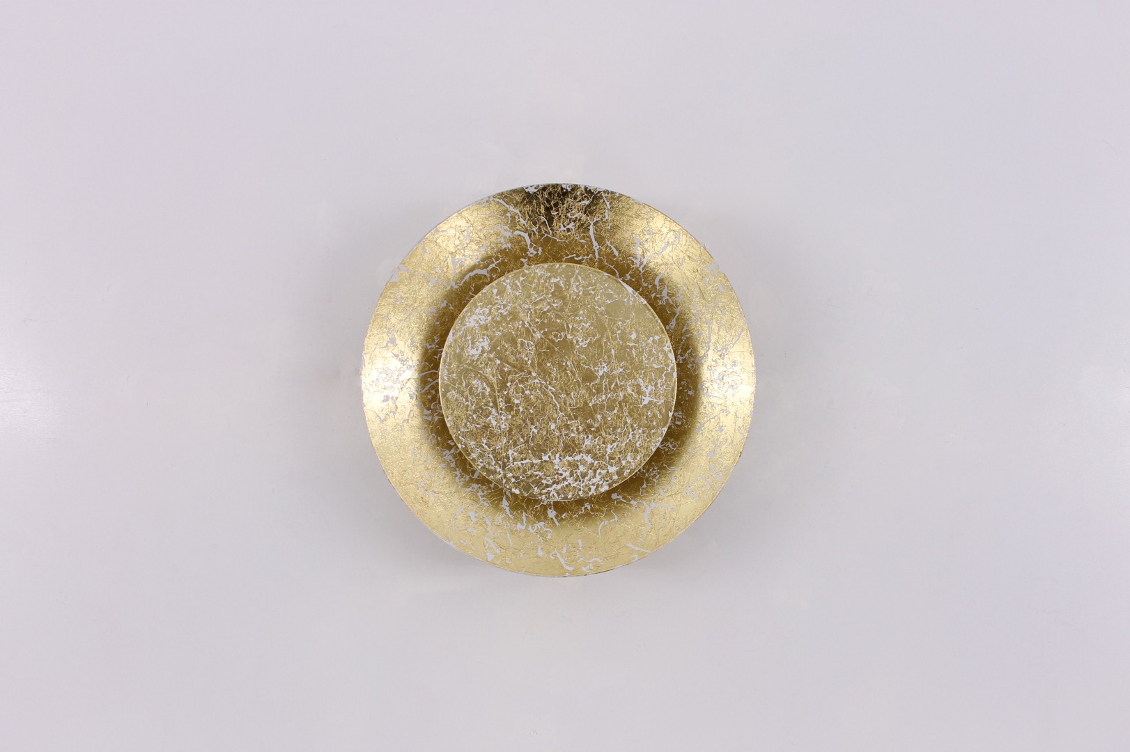 Plafondlamp / Wandlamp LED goud rond 21,5cm 39058 Plafondlamp / Wandlamp LED goud rond 21,5cm 39058