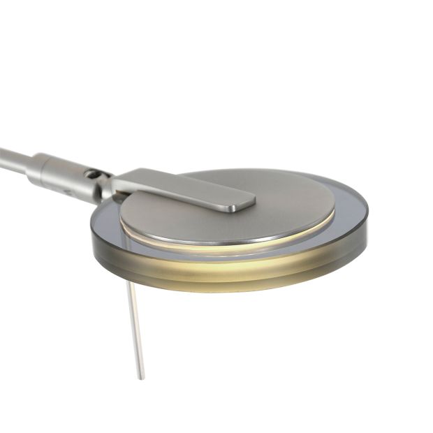 Vloerlamp met leesarm staal Turound 2663ST Vloerlamp met leesarm staal Turound 2663ST