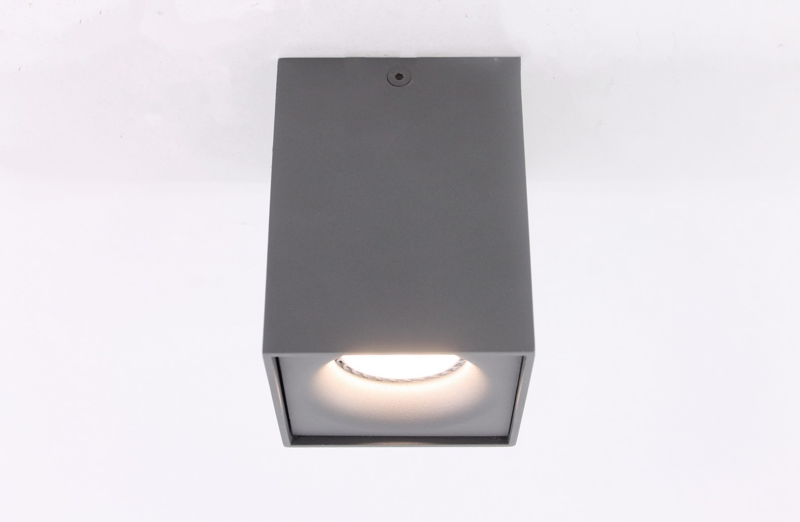 Opbouwspot zwart/grijs vierkant LED 38463 Opbouwspot zwart/grijs vierkant LED 38463