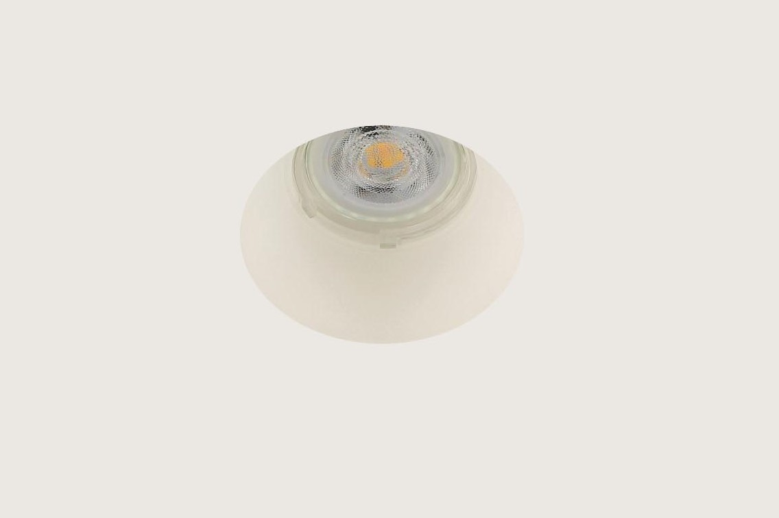 Trimless inbouwspot rond wit 7,6 cm diameter binnenmaat 41828 Trimless inbouwspot rond wit 7,6 cm diameter binnenmaat 41828