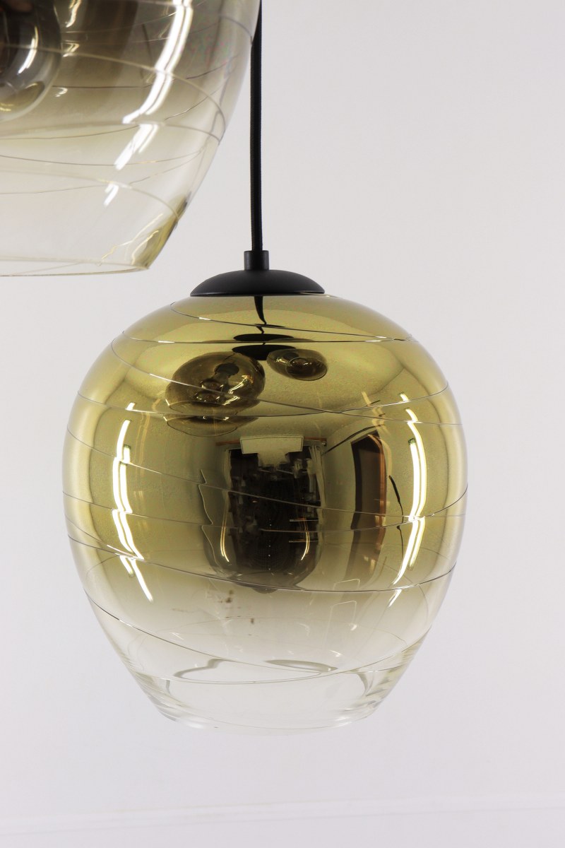 Hanglamp 3lichts | rond | gold shine 50048 Hanglamp 3lichts | rond | gold shine 50048