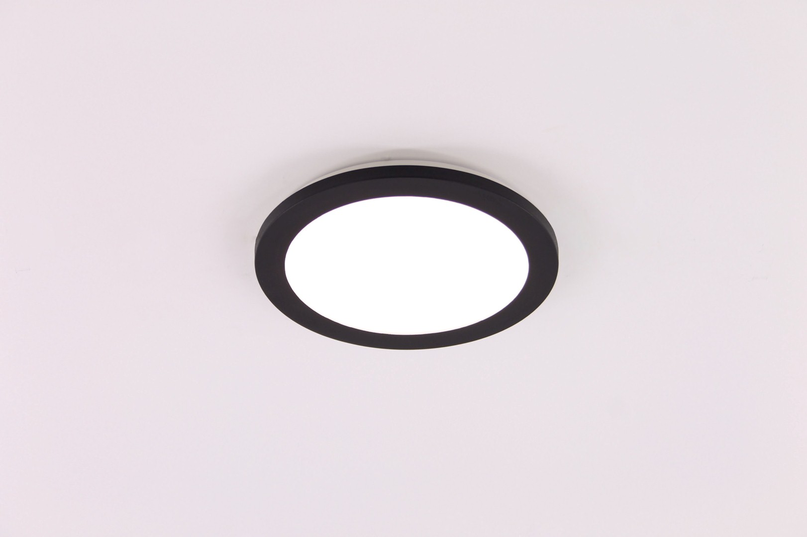 Plafondlamp LED rond zwart 26cm 43493 Plafondlamp LED rond zwart 26cm 43493