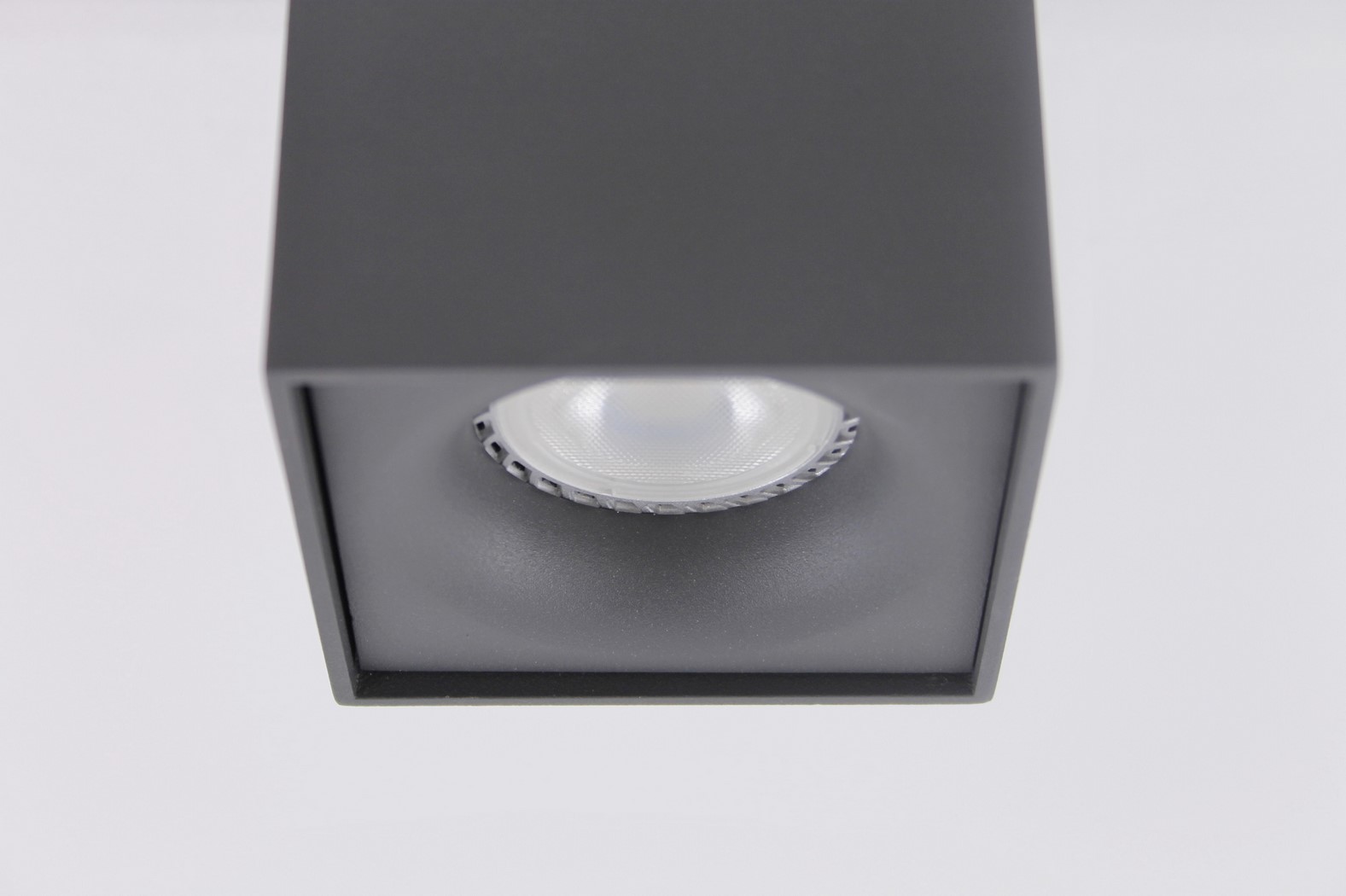 Opbouwspot zwart/grijs vierkant LED 38463 Opbouwspot zwart/grijs vierkant LED 38463