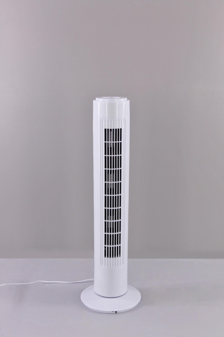 Staande toren ventilator wit 73cm 42427 Staande toren ventilator wit 73cm 42427
