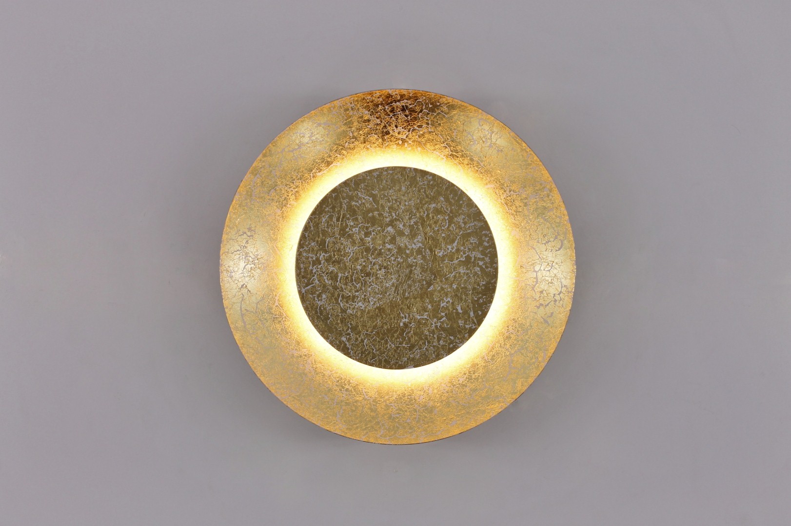 Plafondlamp / Wandlamp LED goud rond 34,5cm 39059 Plafondlamp / Wandlamp LED goud rond 34,5cm 39059