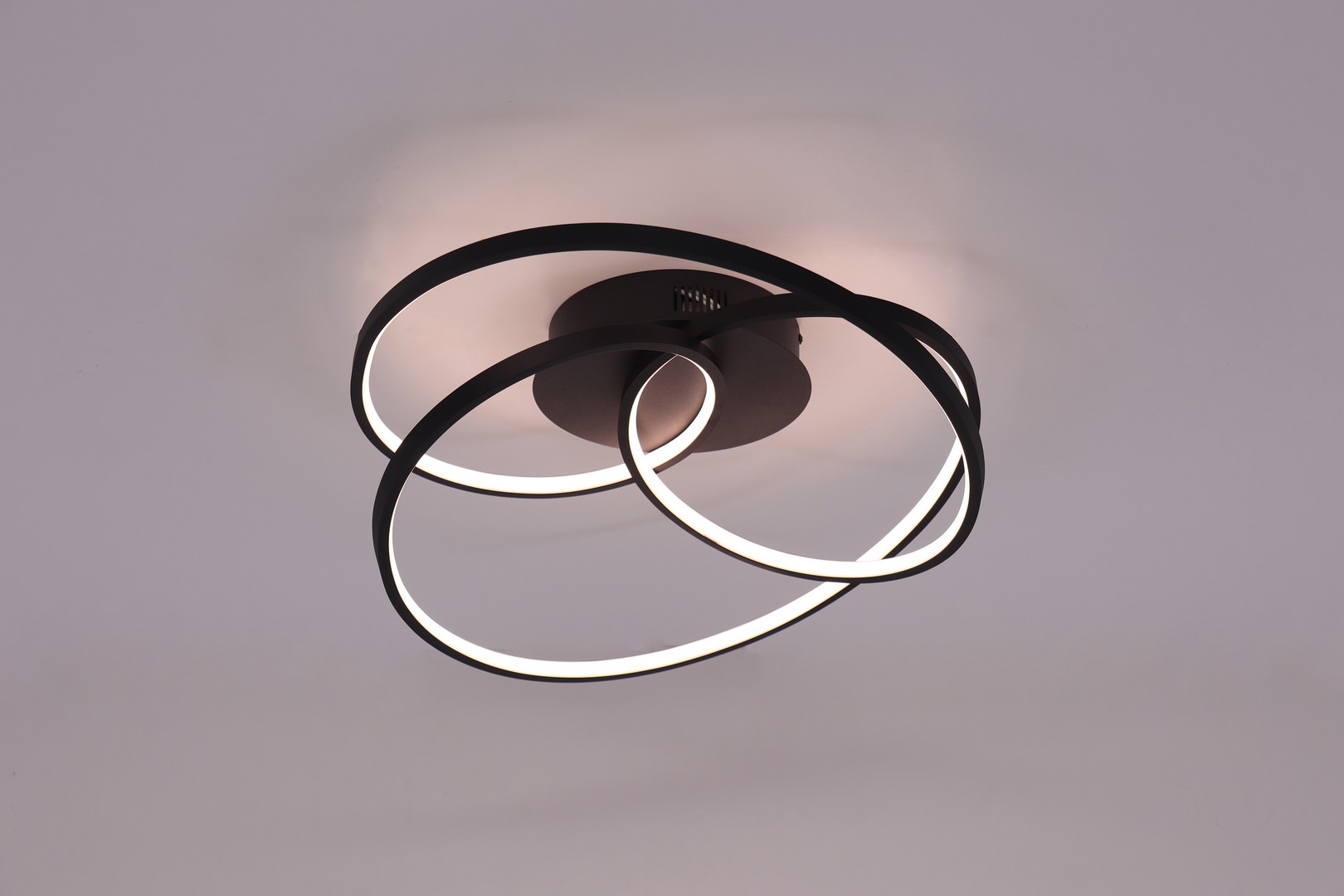 Moderne design plafondlamp LED | zwart | geïntegreerde dimmer 3standen 43137 Moderne design plafondlamp LED | zwart | geïntegreerde dimmer 3standen 43137