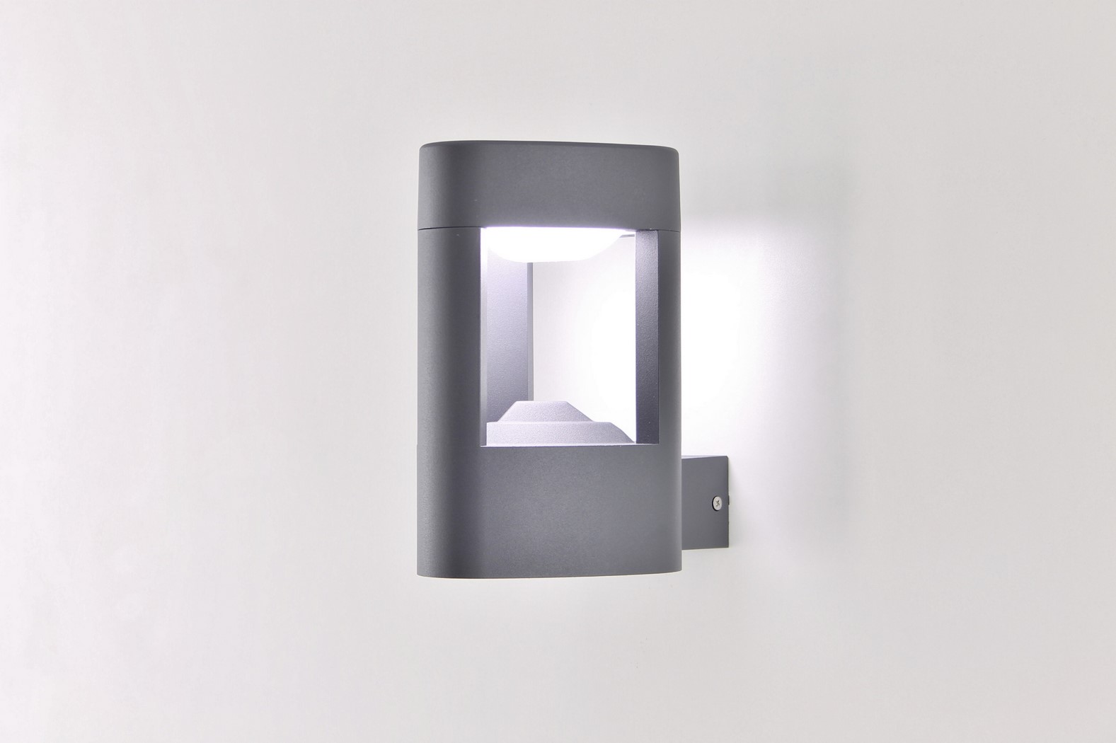 Buitenlamp LED wandlamp staand antraciet 38742 Buitenlamp LED wandlamp staand antraciet 38742