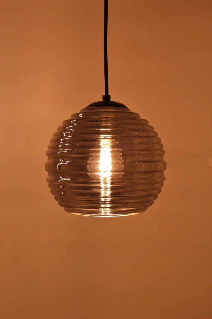 Hanglamp rookglas bol 18cm 42276 en 61132 Hanglamp rookglas bol 18cm 42276 en 61132
