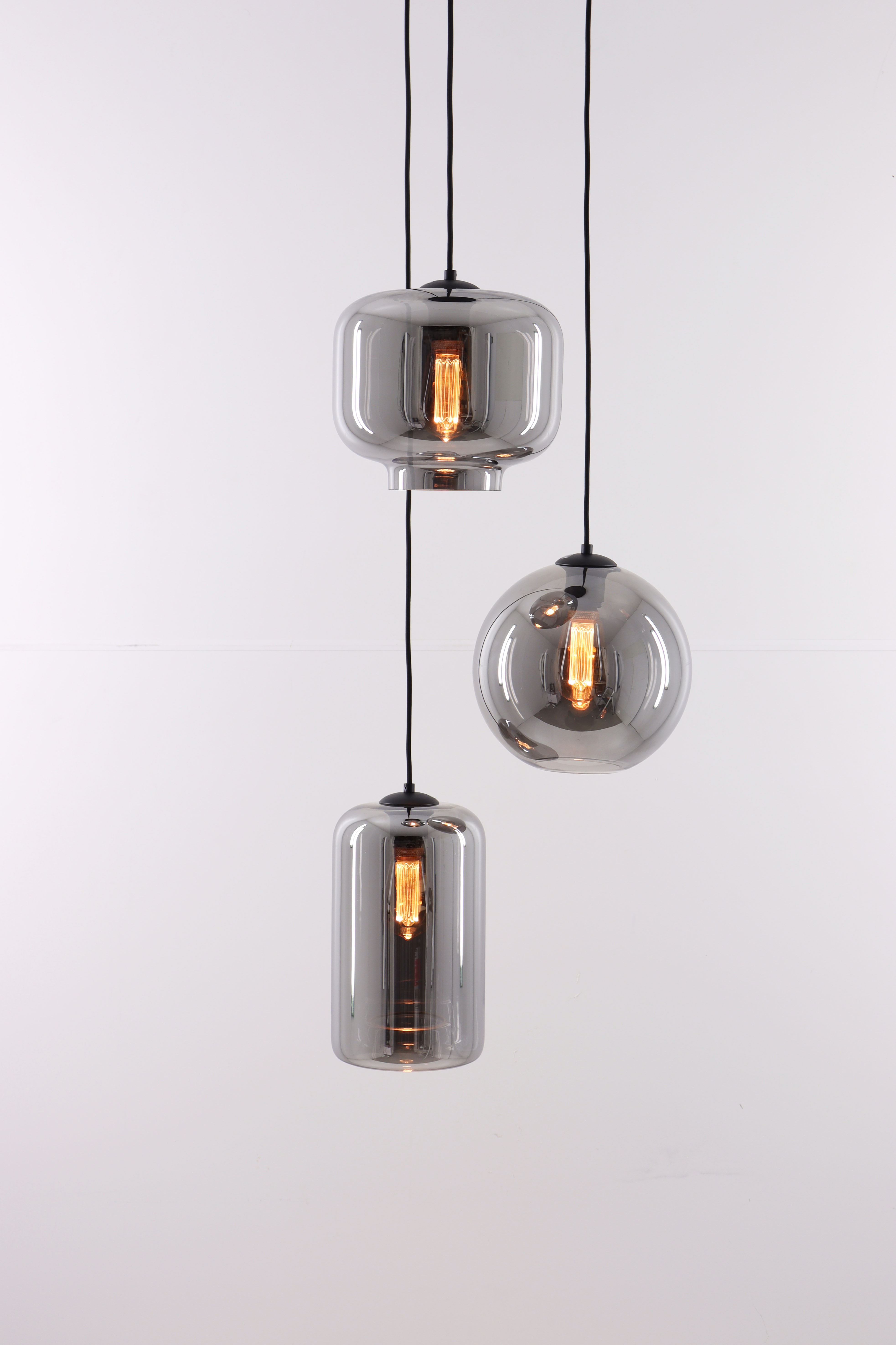 EEF Hanglamp Smoke 3lichts hanglamp 50014 EEF Hanglamp Smoke 3lichts hanglamp 50014