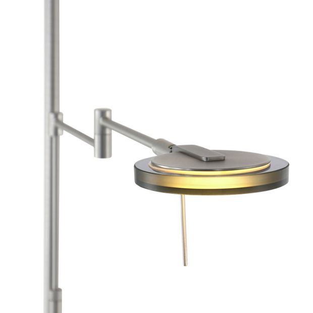 Vloerlamp met leesarm staal Turound 2663ST Vloerlamp met leesarm staal Turound 2663ST