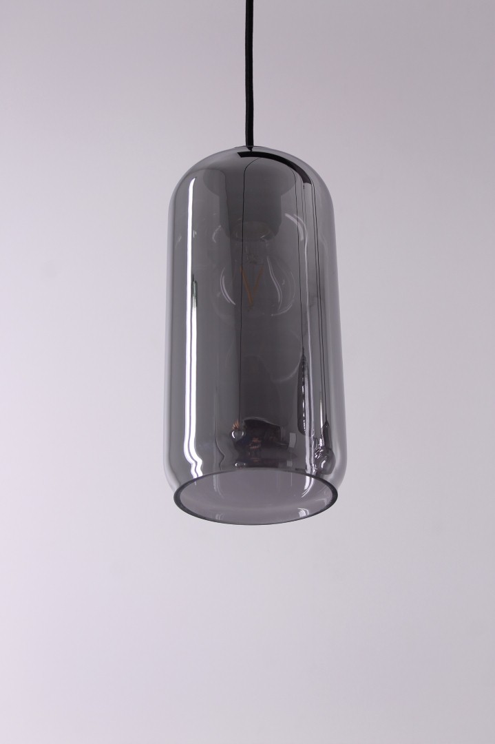 Hanglamp rookglas 12cm 42574 en 61132 Hanglamp rookglas 12cm 42574 en 61132