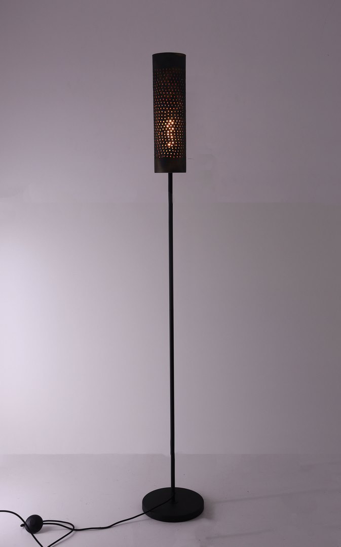 Kameraad Grondig Vergelding Vloerlamp bruin gevlamd | 175cm hoog