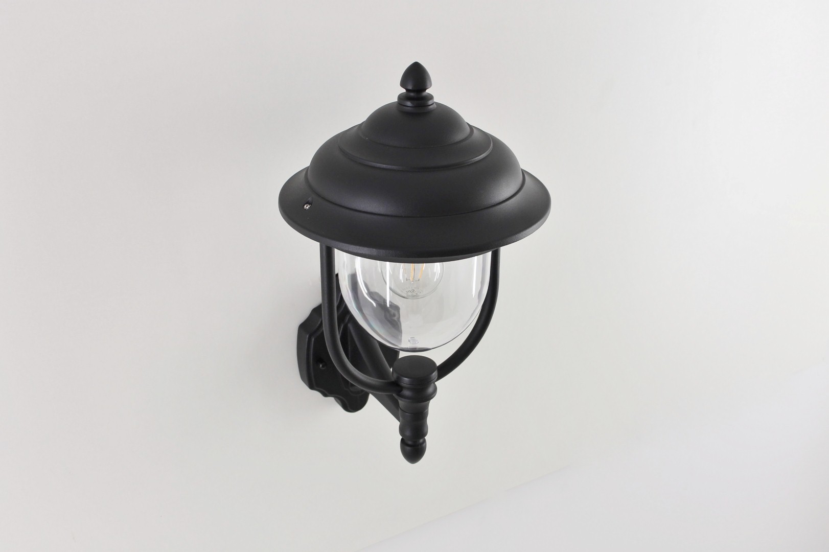 Buiten wandlamp zwart staand 35247 Buiten wandlamp zwart staand 35247