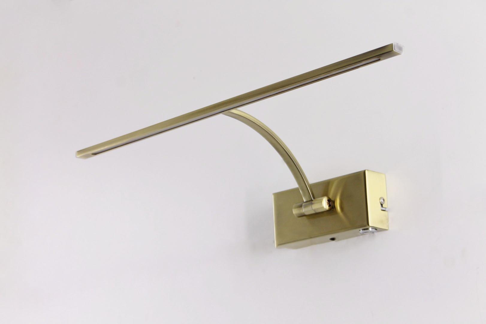 Wandlamp / Schilderijlamp LED messing lang 42027 Wandlamp / Schilderijlamp LED messing lang 42027