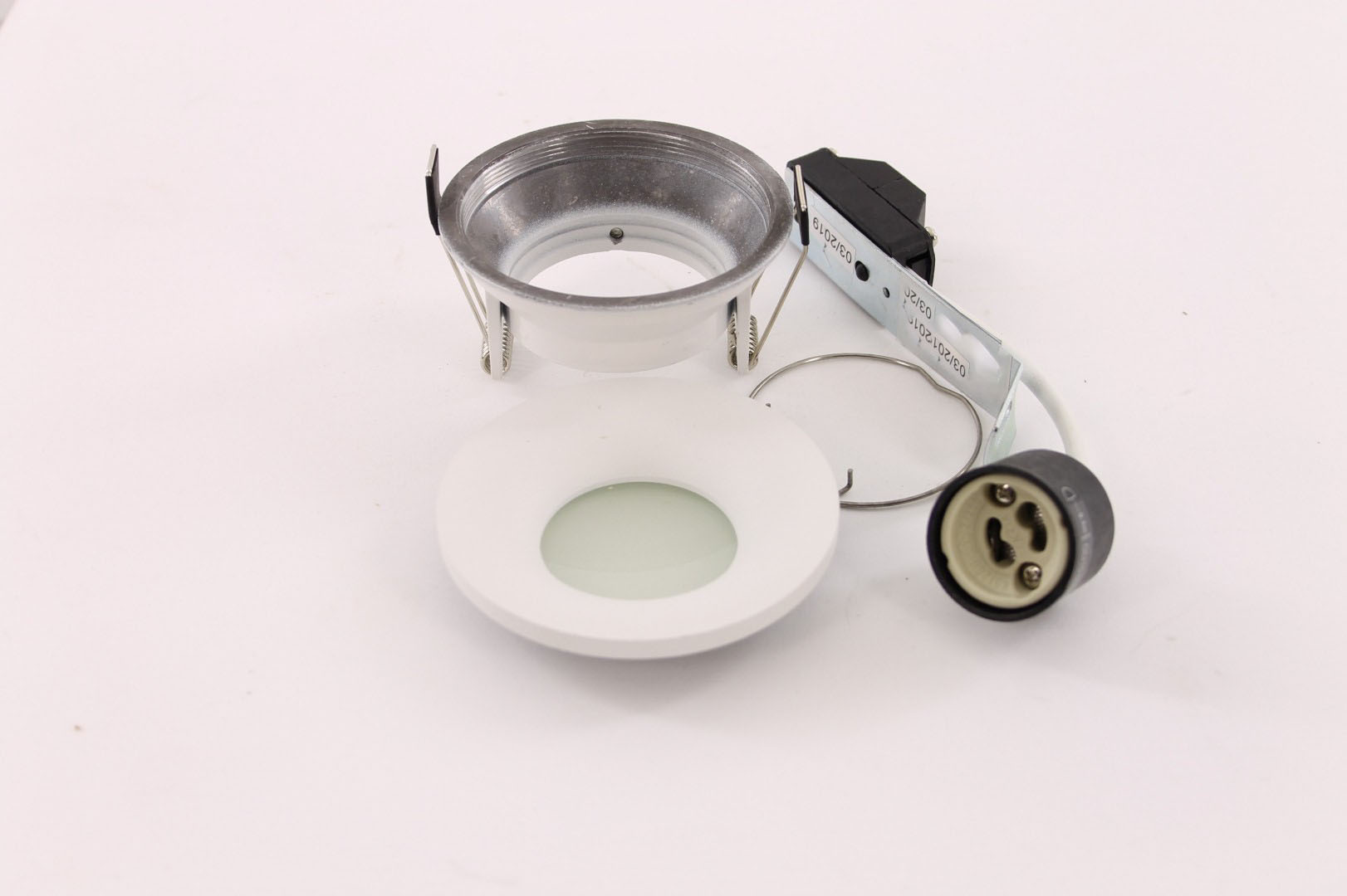 Inbouwspot rond wit IP44 41717 Inbouwspot rond wit IP44 41717