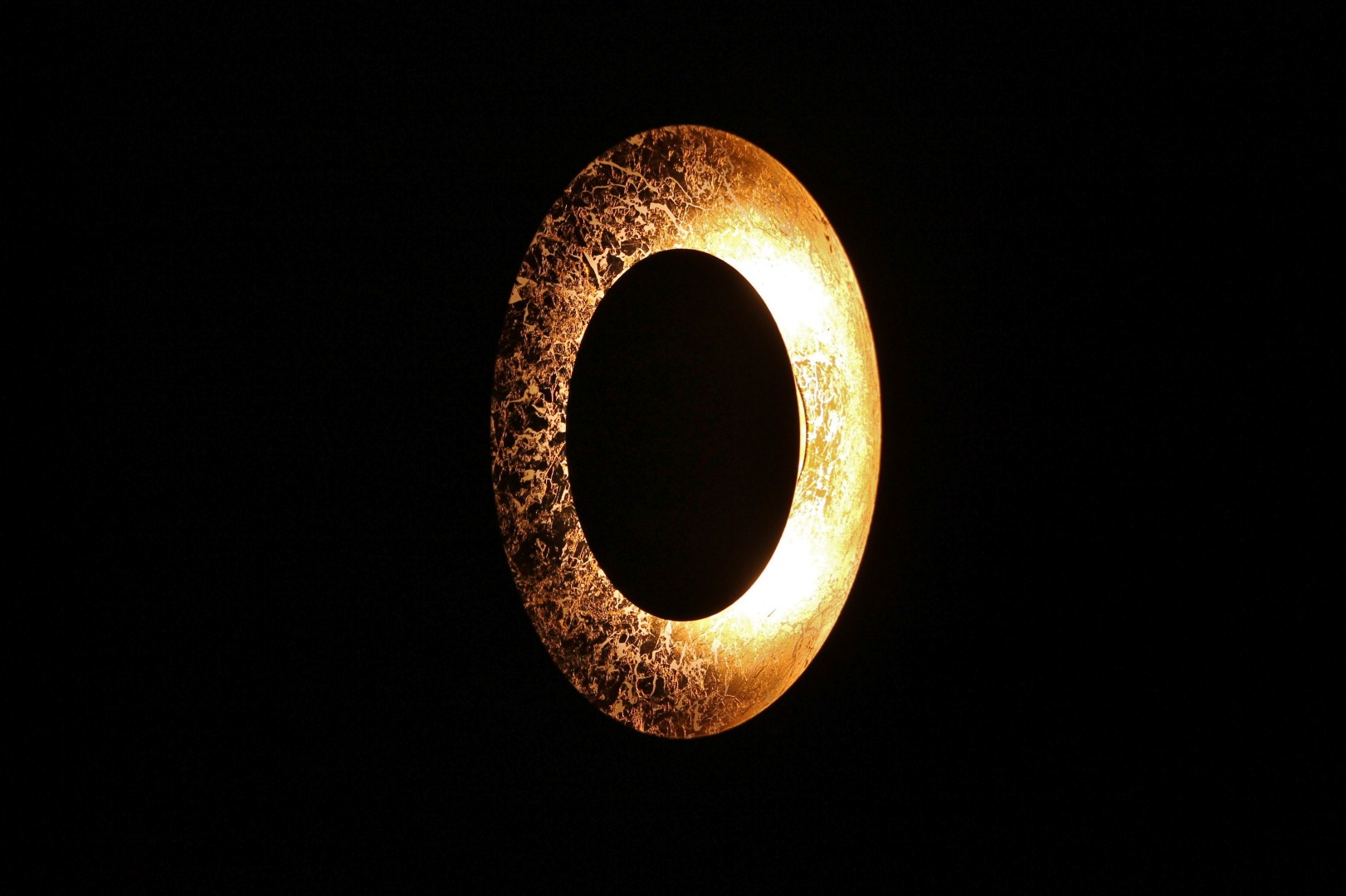 Plafondlamp / Wandlamp LED goud rond 21,5cm 39058 Plafondlamp / Wandlamp LED goud rond 21,5cm 39058