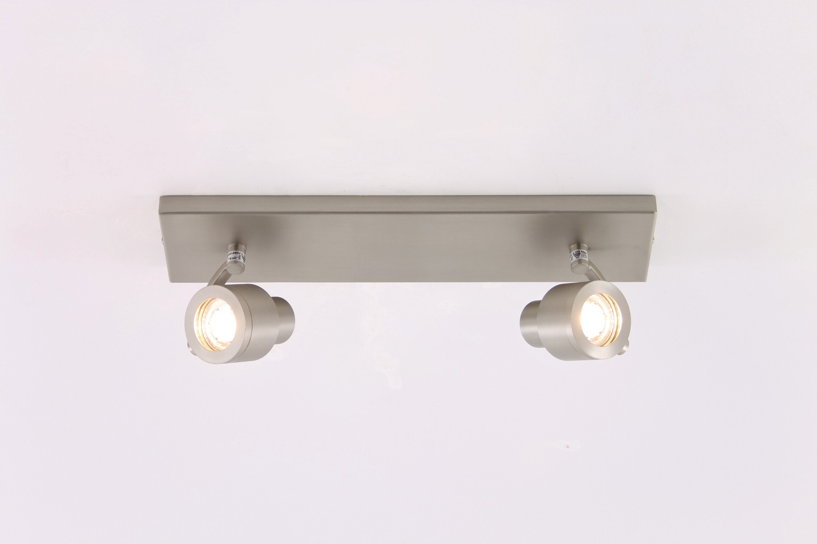 Opbouwspot rvs 2-lichts LED 38670 Opbouwspot rvs 2-lichts LED 38670