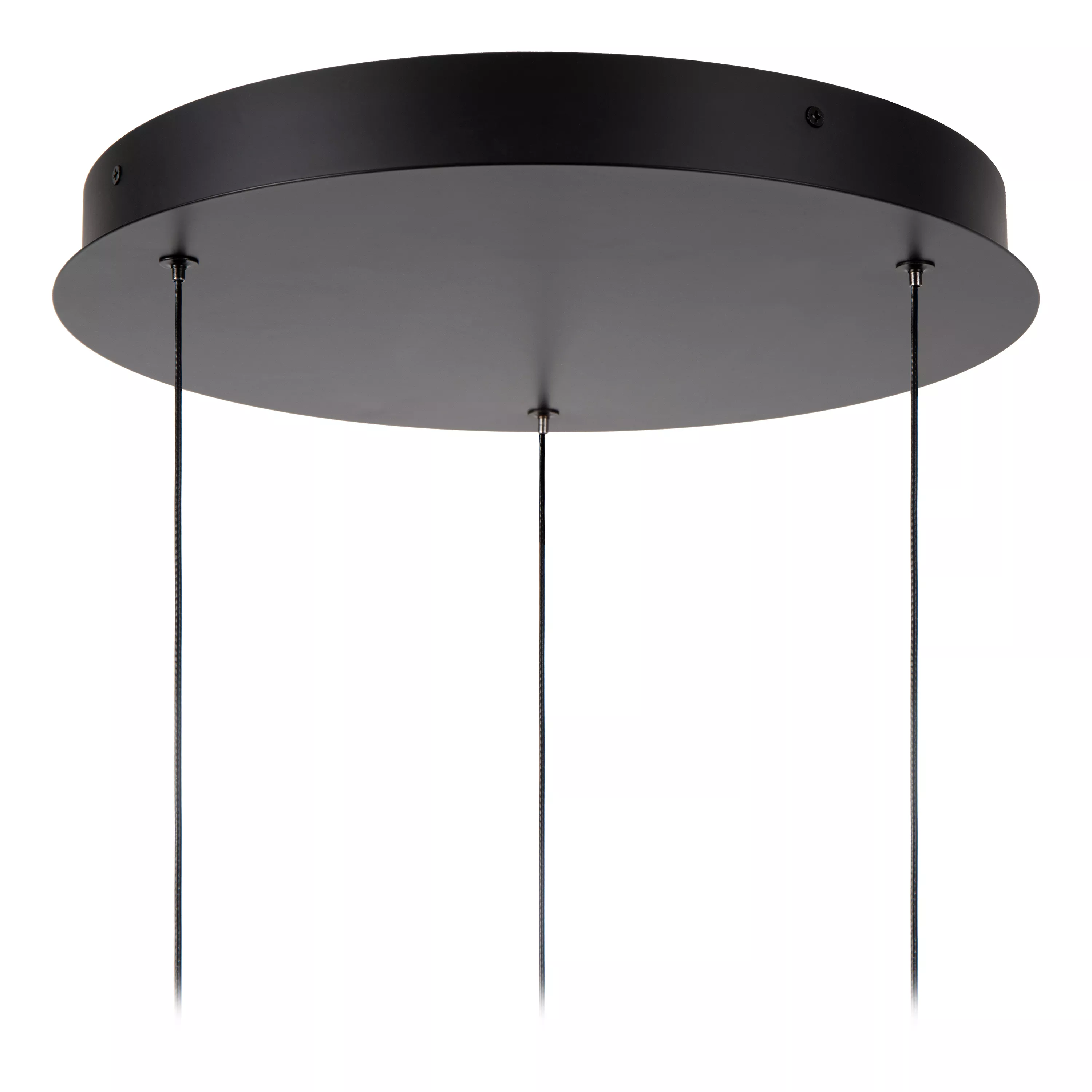 Hanglamp 3 lichts rond - amber glas - geïntegreerd LED 45679 Hanglamp 3 lichts rond - amber glas - geïntegreerd LED 45679