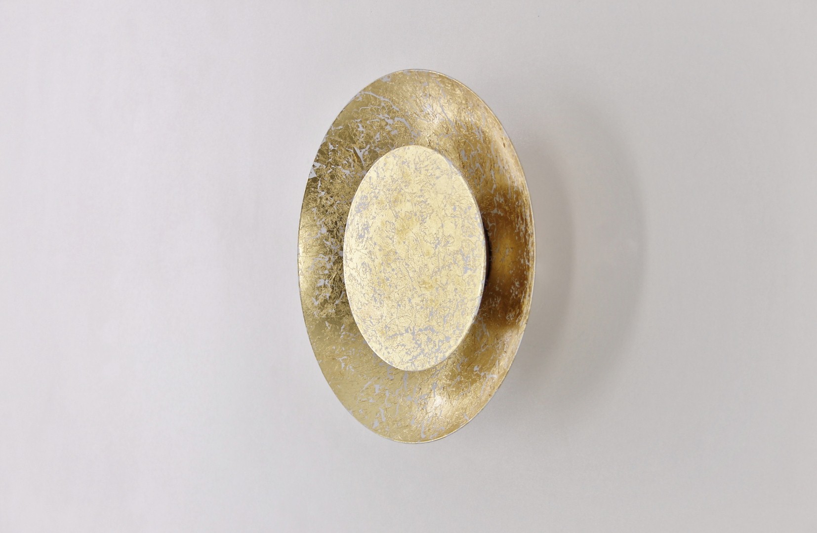 Plafondlamp / Wandlamp LED goud rond 21,5cm 39058 Plafondlamp / Wandlamp LED goud rond 21,5cm 39058