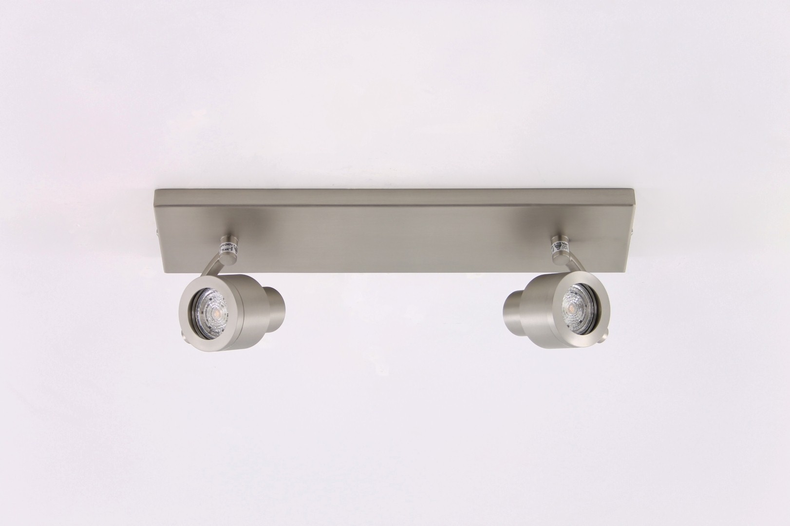Opbouwspot rvs 2-lichts LED 38670 Opbouwspot rvs 2-lichts LED 38670