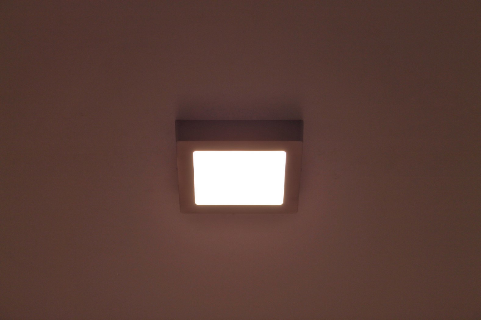 Plafondlamp LED vierkant rvs 17cm 38209 Plafondlamp LED vierkant rvs 17cm 38209