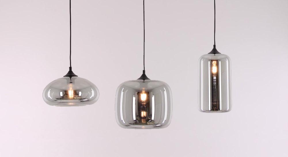 EEF hanglamp rookglas 3-lichts 130cm 50000 EEF hanglamp rookglas 3-lichts 130cm 50000