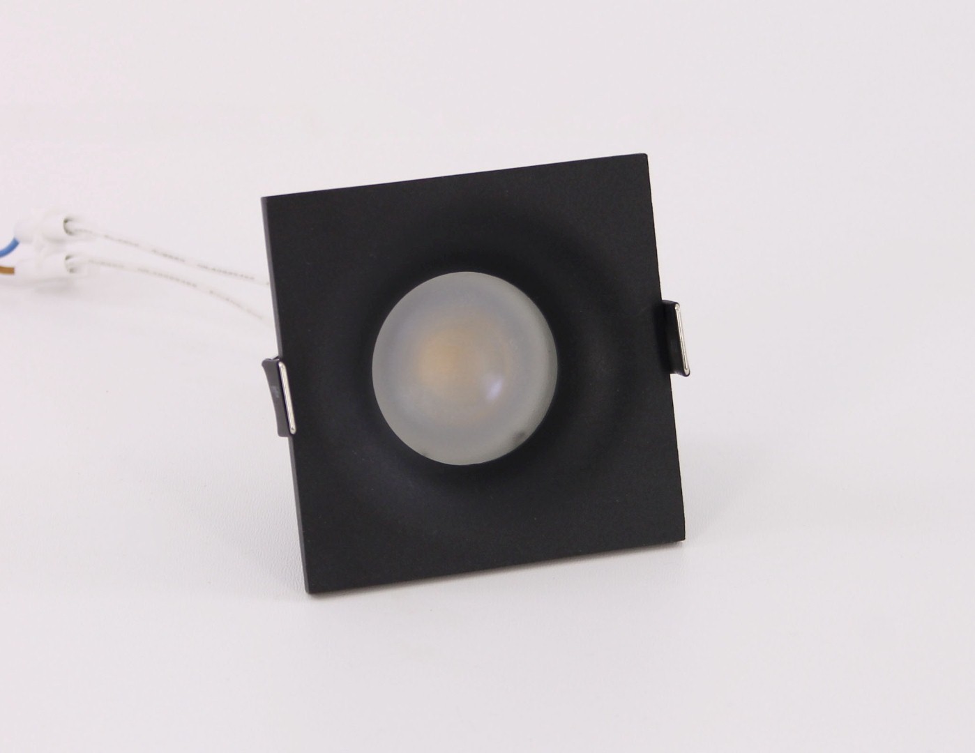 Inbouwspot vierkant zwart IP44 41716 Inbouwspot vierkant zwart IP44 41716