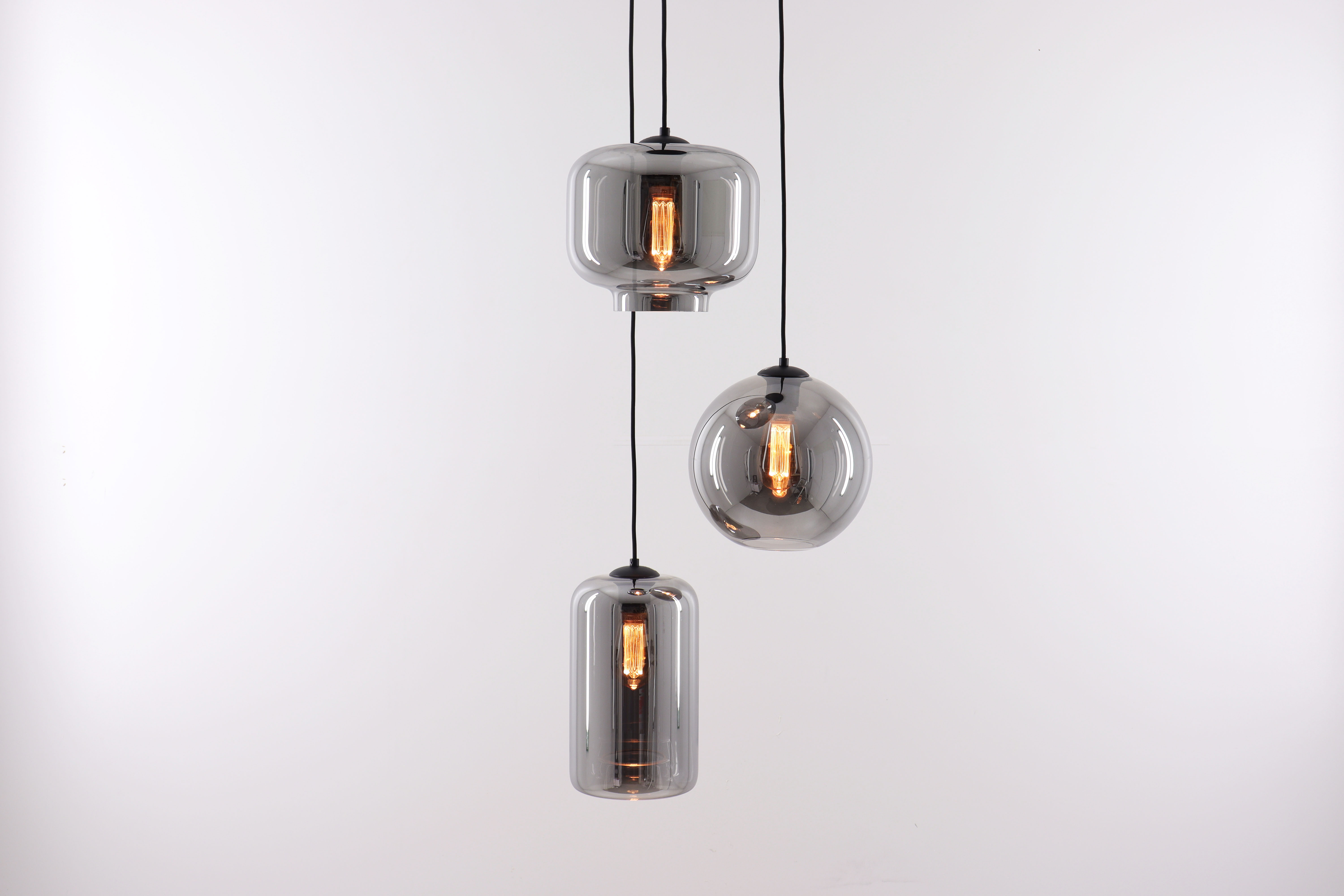 EEF Hanglamp Smoke 3lichts hanglamp 50014 EEF Hanglamp Smoke 3lichts hanglamp 50014