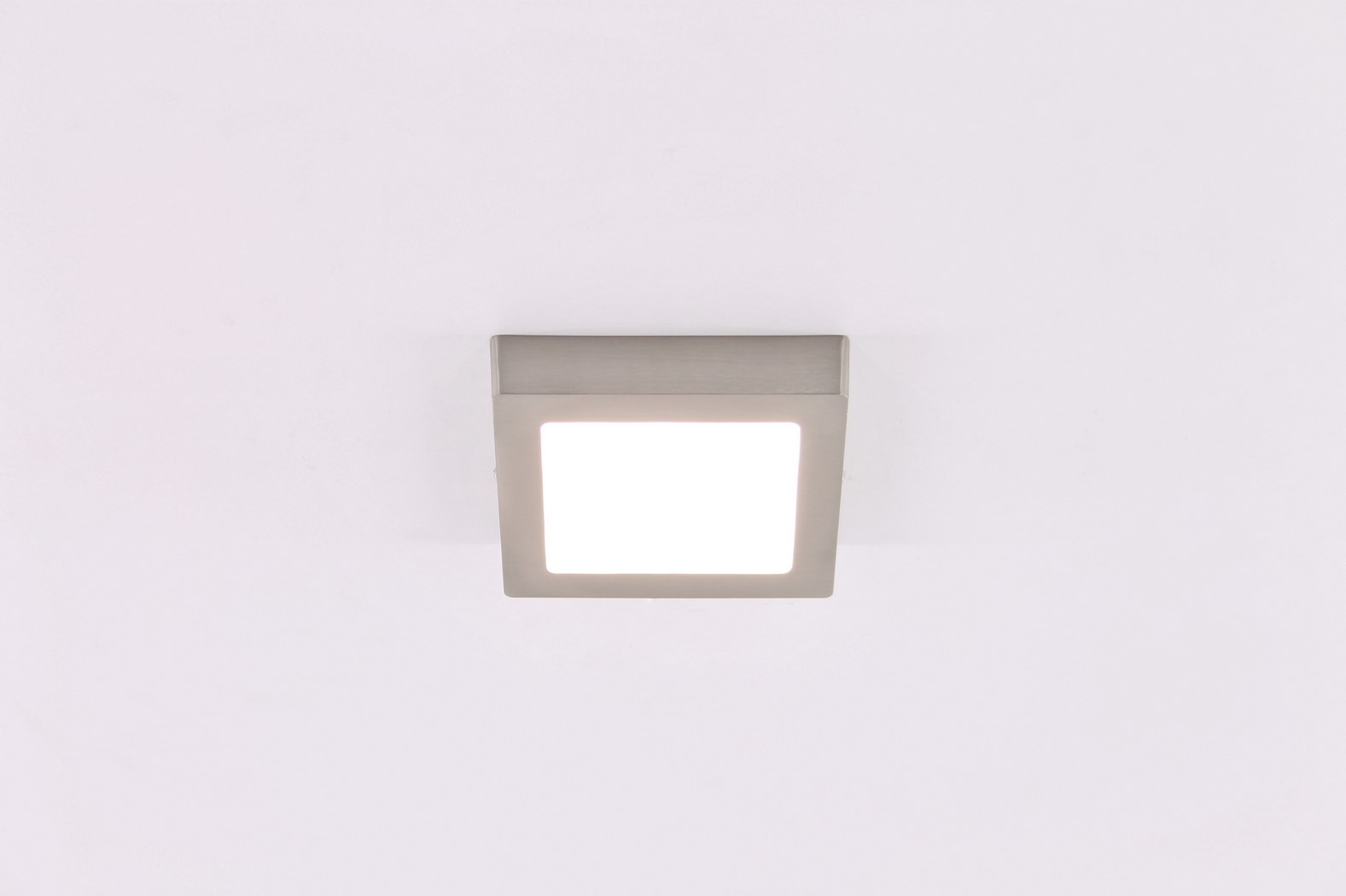 Plafondlamp LED vierkant rvs 17cm 38209 Plafondlamp LED vierkant rvs 17cm 38209