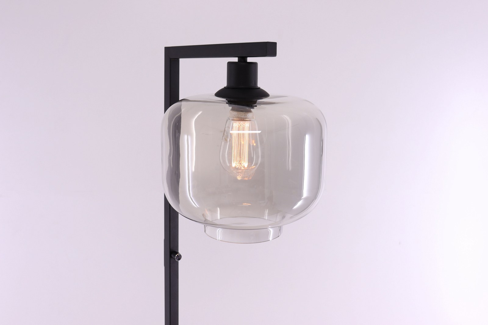 Vloerlamp Grey | getint glas Blok | 160cm 50149 Vloerlamp Grey | getint glas Blok | 160cm 50149