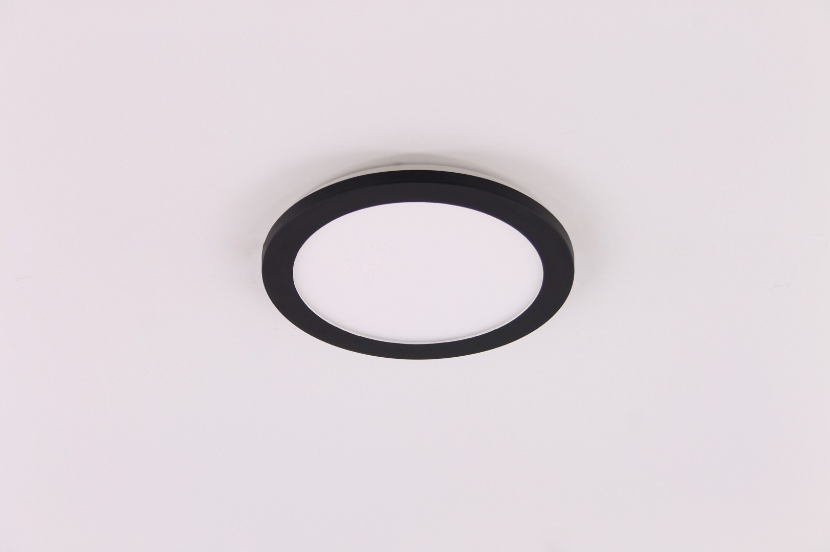 Plafondlamp LED rond zwart 26cm 43493 Plafondlamp LED rond zwart 26cm 43493