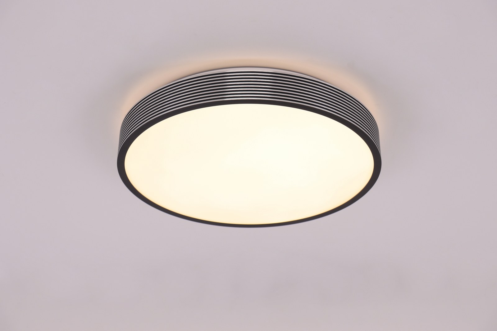 Plafondlamp zilver | 3standen dimmer LED geïntegreerd | Ø 39cm 43361 Plafondlamp zilver | 3standen dimmer LED geïntegreerd | Ø 39cm 43361
