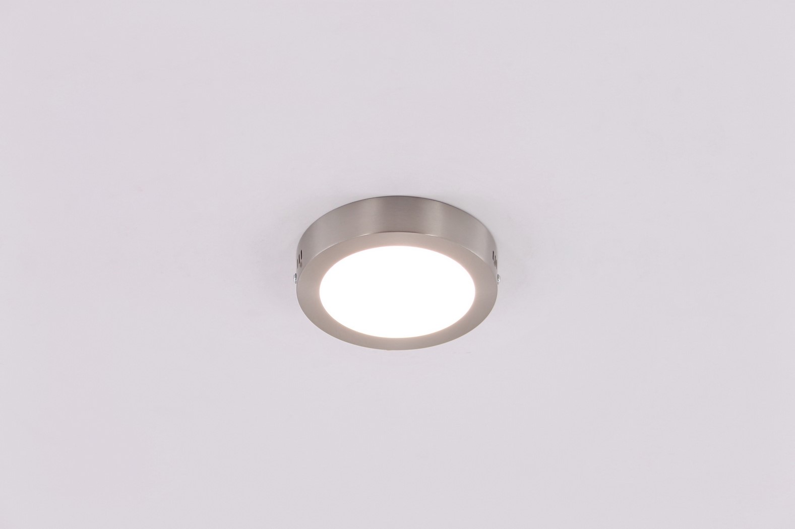Plafondlamp LED rond rvs 17cm 38208 Plafondlamp LED rond rvs 17cm 38208
