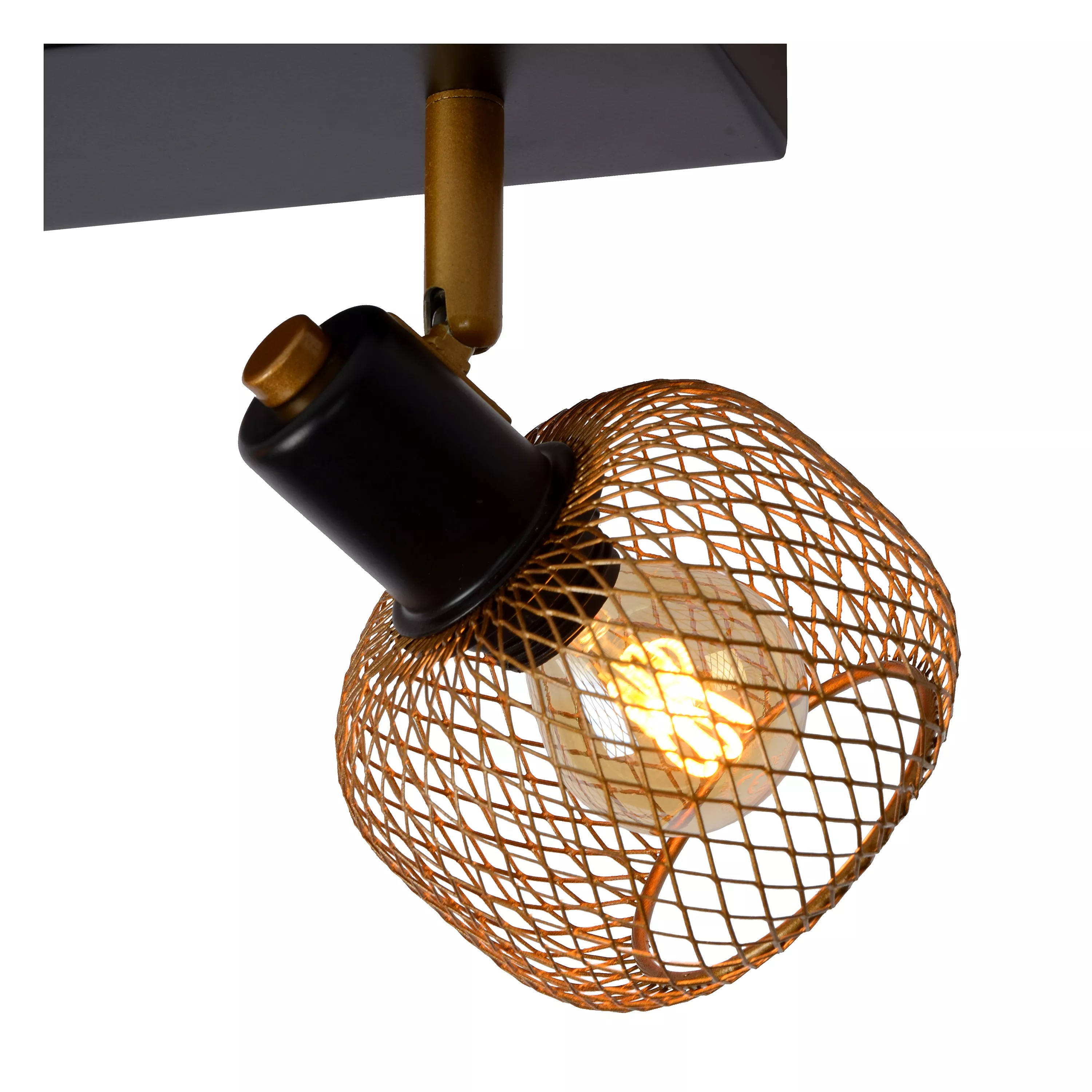 Plafondspot serie Maren mat goud / messing 44520 Plafondspot serie Maren mat goud / messing 44520