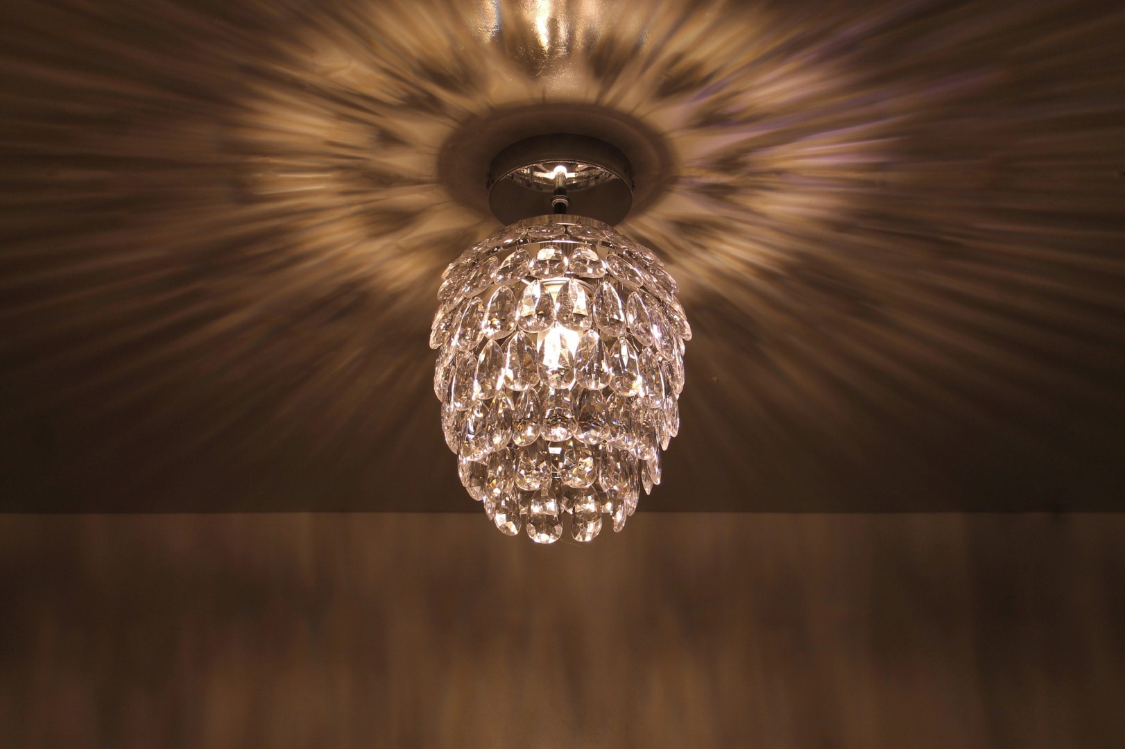 Plafondlamp acryl kristal 20cm 39407 Plafondlamp acryl kristal 20cm 39407