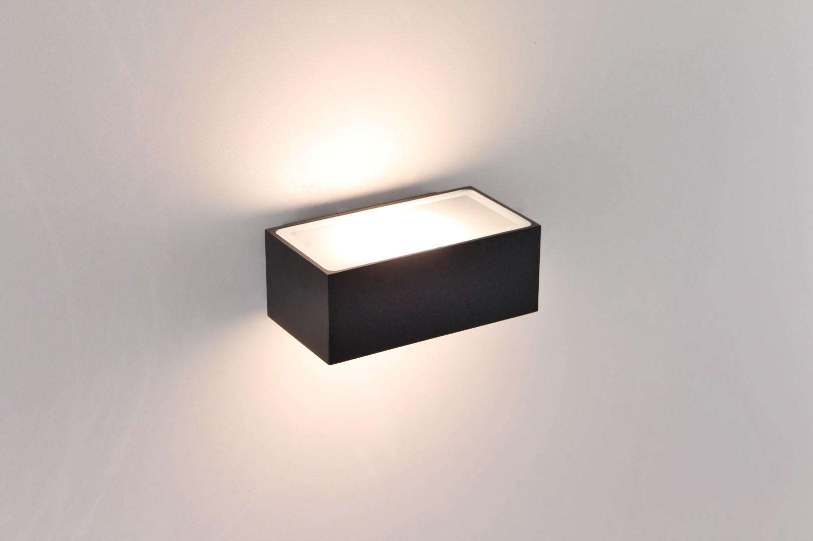 wandlamp strak zwart LED 39946 wandlamp strak zwart LED 39946