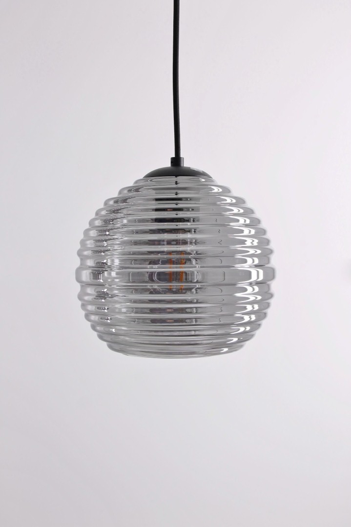 Hanglamp rookglas bol 18cm 42276 en 61132 Hanglamp rookglas bol 18cm 42276 en 61132