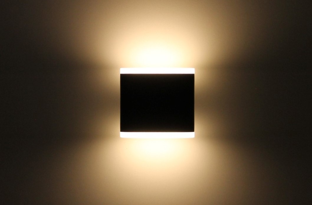 Buiten wandlamp LED zwart up / down 41492 Buiten wandlamp LED zwart up / down 41492