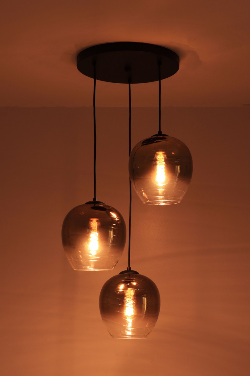 Hanglamp 3lichts | rond | gold shine 50048 Hanglamp 3lichts | rond | gold shine 50048