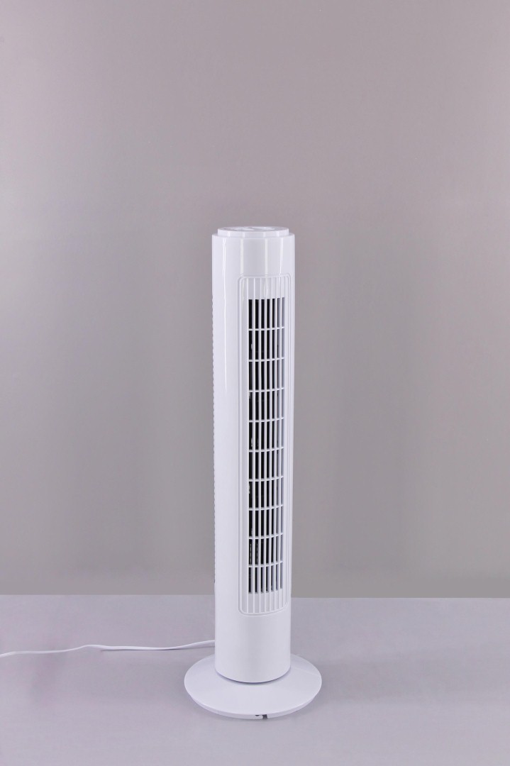 Staande toren ventilator wit 73cm 42427 Staande toren ventilator wit 73cm 42427